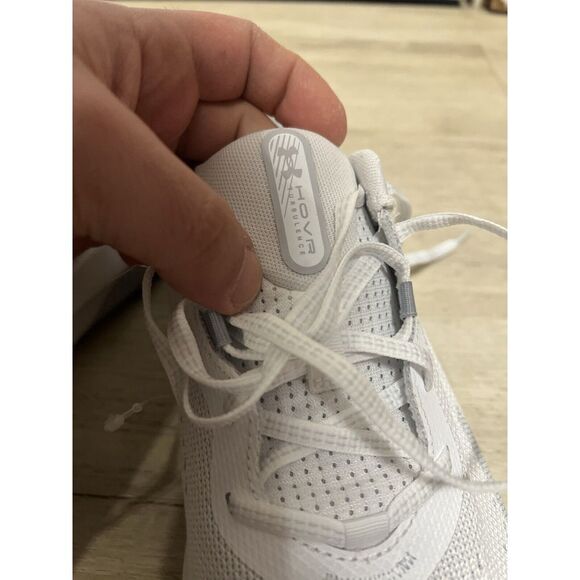 Under Armour Women's Shoes UA Hovr Turbulence White Gray Size 11 - Picture 6 of 11